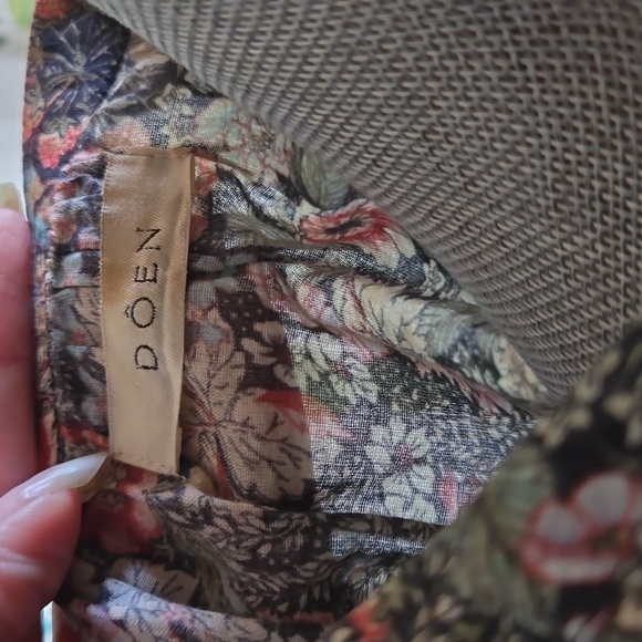 DOEN The Jane Blouse in Wildberry Thicket - Sz S - Picture 6 of 6